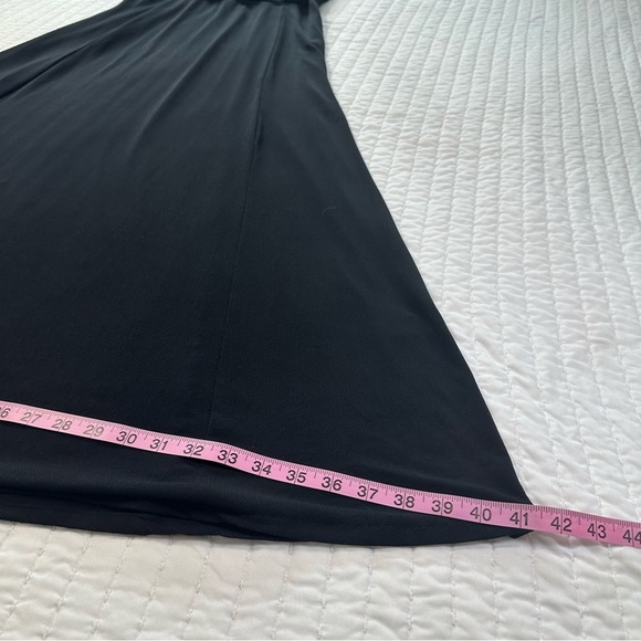 Chaya Elegant Beaded NeckLine Black Maxi Dress with Sise Zipper - Picture 6 of 16